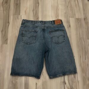 Distressed Levi’s Jorts baggy jnco style